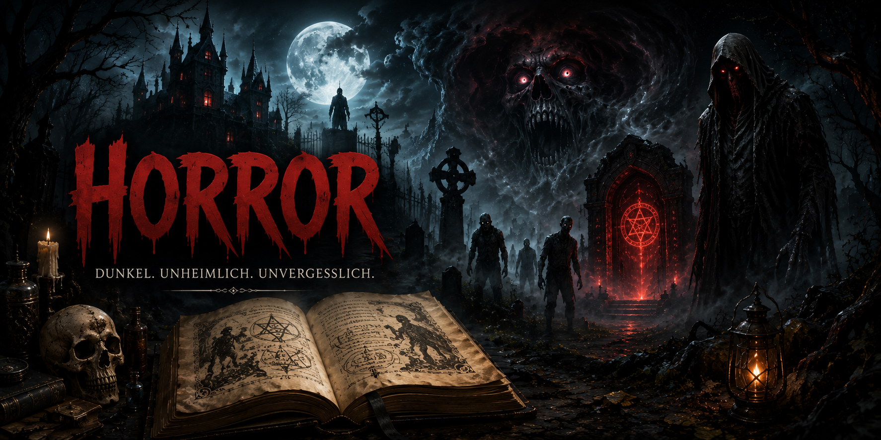 Dunkle Nacht im verfluchten Land